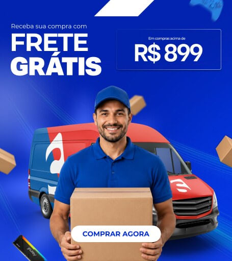 Frete grátis nas compras acima de R$ 899